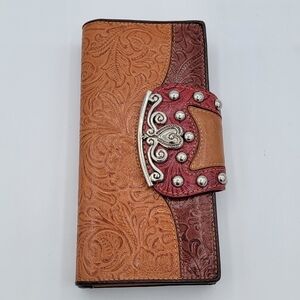 Western Tooled Wallet #3076
